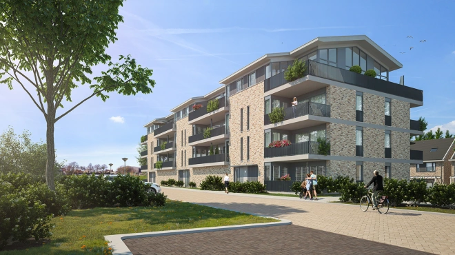 Afbeelding Nieuwbouw 40 appartementen Het Zilt fase 2B, De Zilk