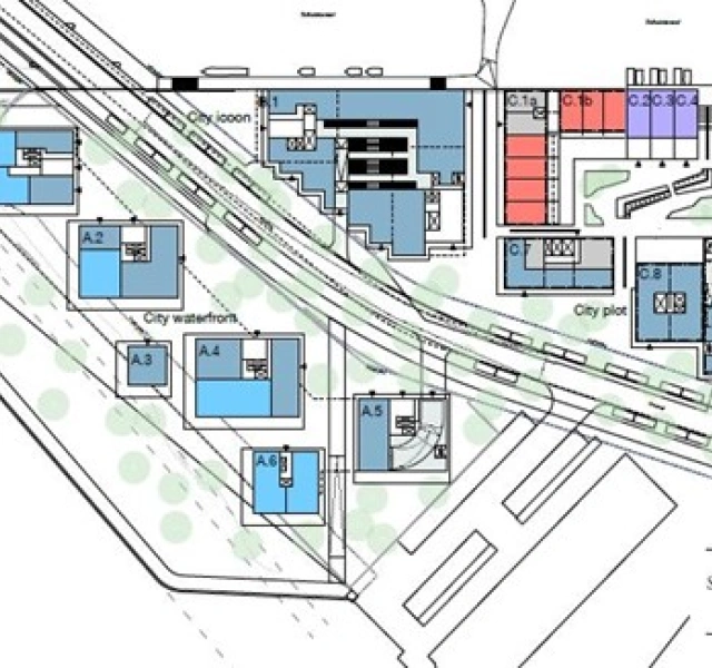 Appartement gebouwen C1, C5 en C7, kop Grasweg te Amsterdam (City Plot)
