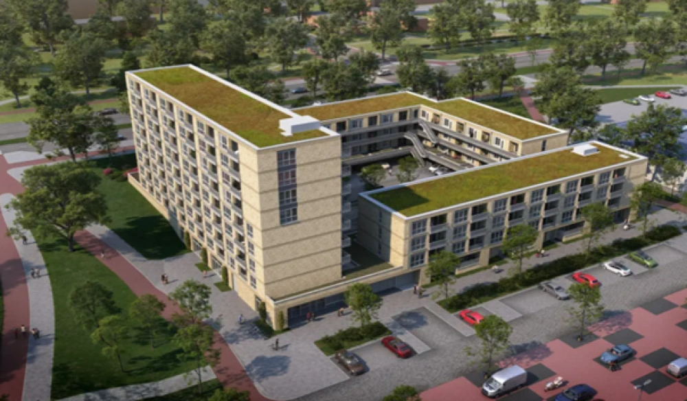 Afbeelding voor Project 105 appartementen Stadshart West Hoogvliet Rotterdam