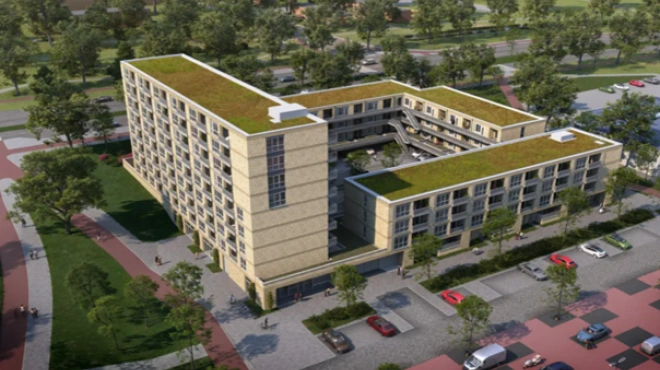 Afbeelding Project 105 appartementen Stadshart West Hoogvliet Rotterdam